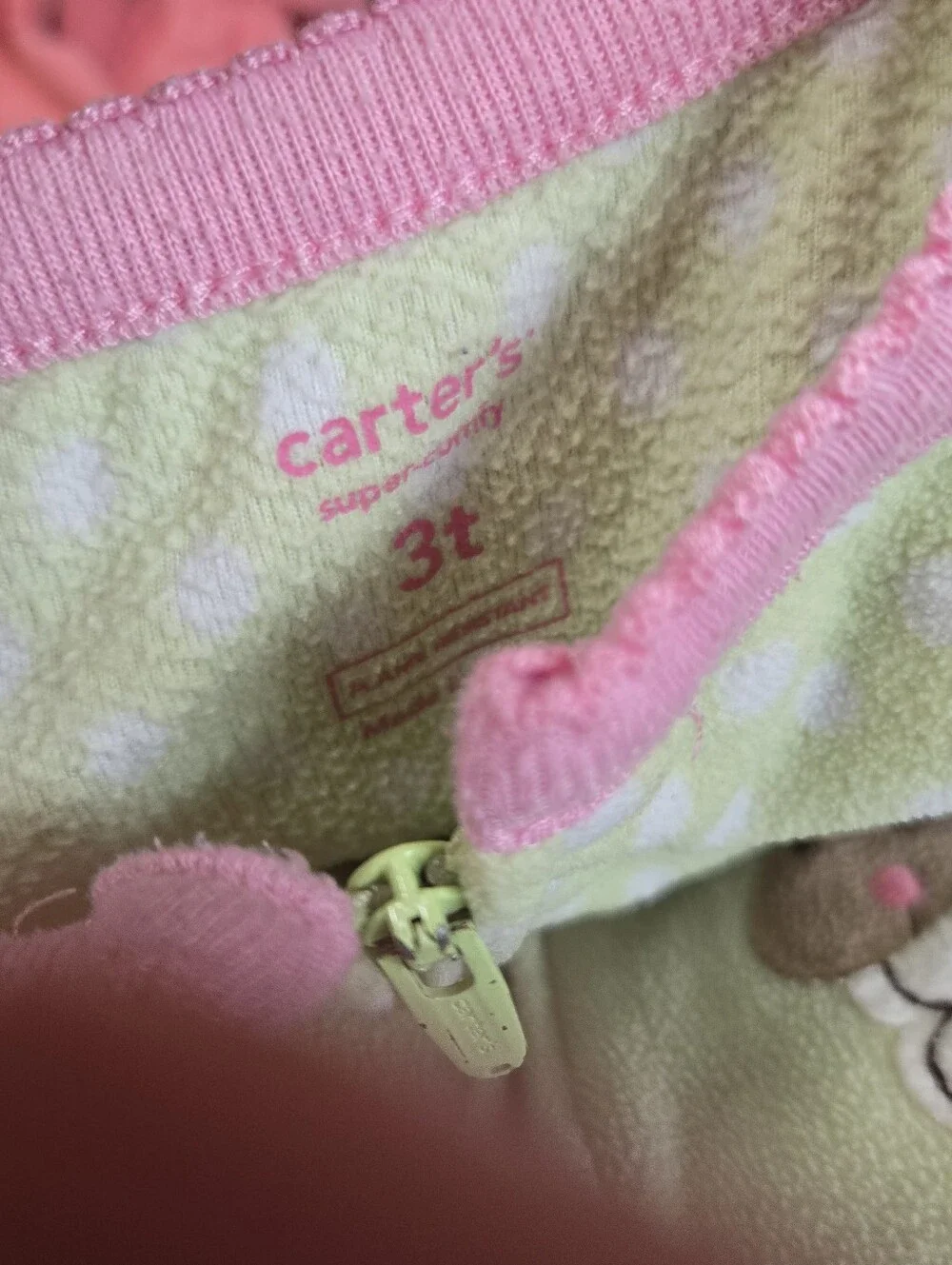 5 Carters Fleece Pajamas